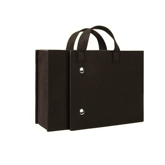 Portable Storage Bag, Czzoypi Foldable Backpack Travel Briefcase Laptop Bag, Lightweight Water-Resistant 29x20cm Laptop Compartment for Daily Essentials, Brown