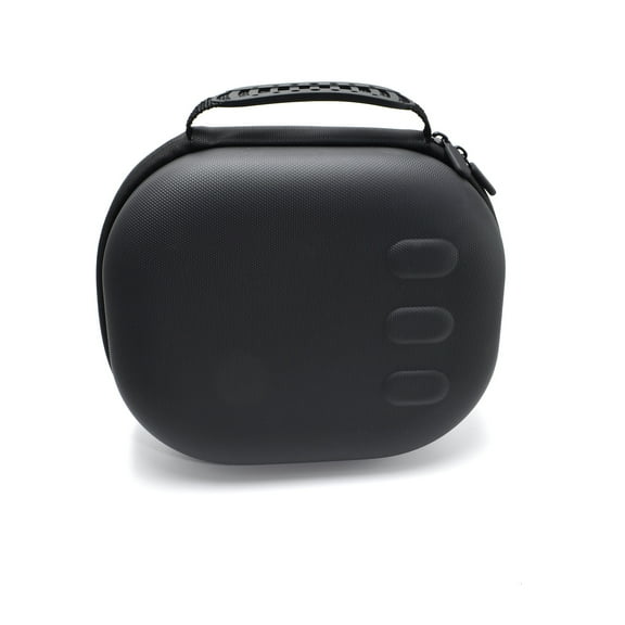 Portable Storage Bag Shockproof EVA Hard Shell Case Anti-Scratch Organizer Bag Partition with Mesh Bag for Meta Quest 3 Headset-Black