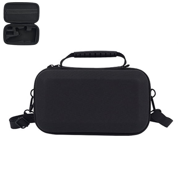 Portable Storage Bag with Shoulder Strap Handheld Action Camera Case Camera Protective Case for DJI Osmo Mobile 7/7P Accessories (Black)