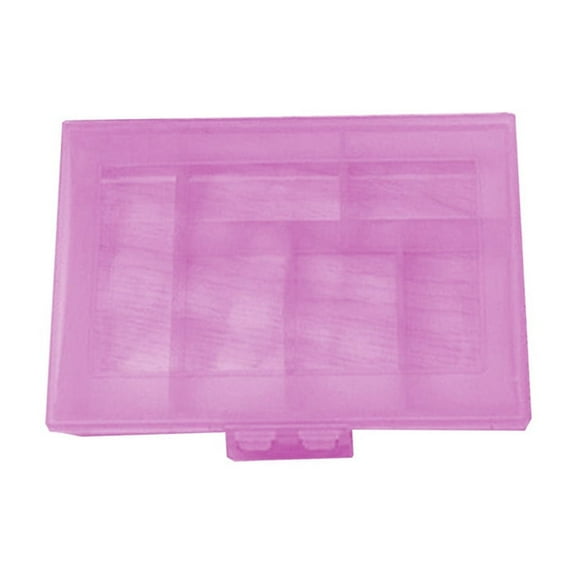 Portable Storage Mini Travel Box with Six Compartments Large Capacity Packaging Box Transparent design for Vitamin Pill Storage