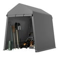 Portable Storage Shed for Outdoors,Heavy Duty Carport with Roll Up