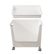 Portable Storage Solution With Wheels Convenient Portable Storage Case with Wheels for Efficient Space Management