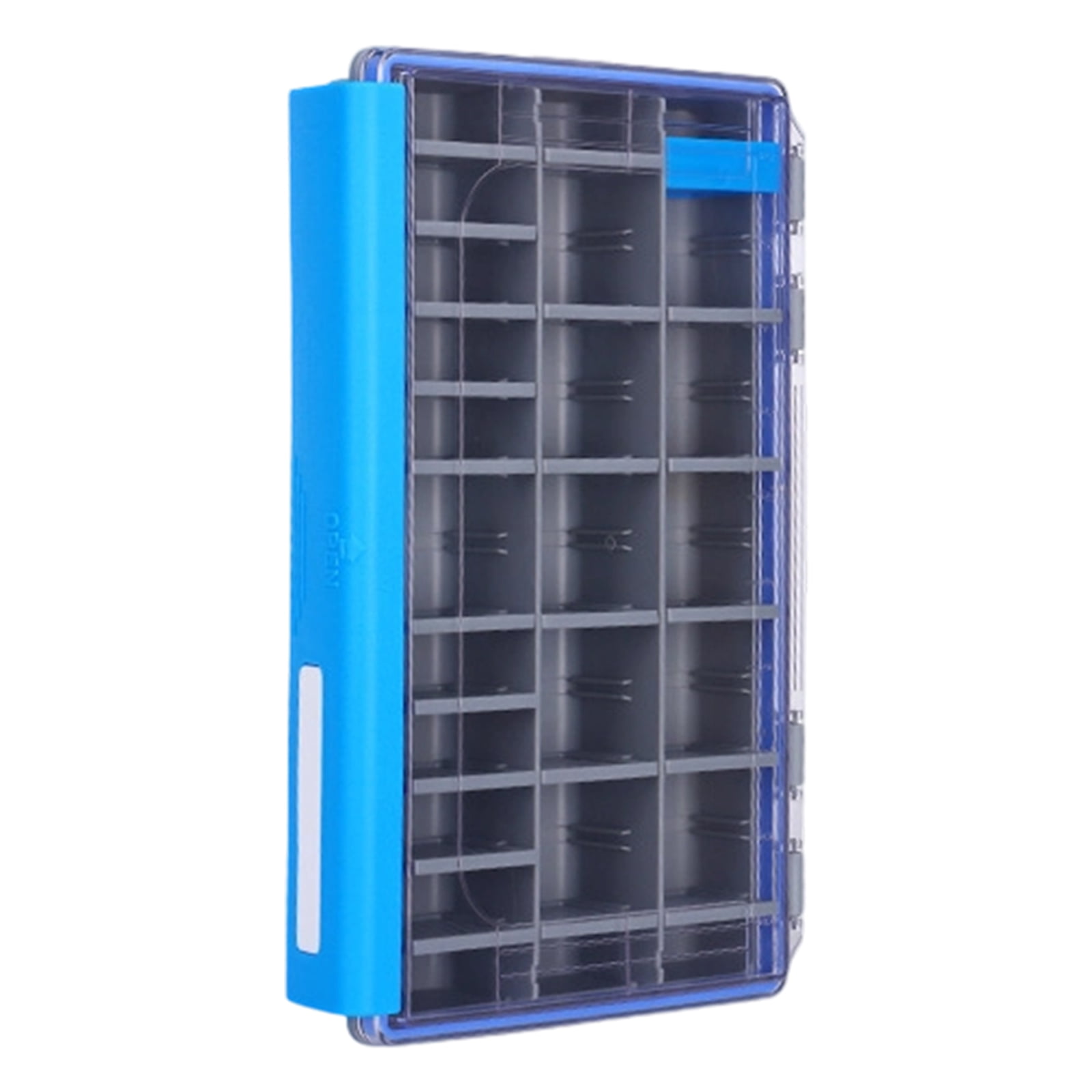 Portable Storage Trays Lure Organizers Fishing Tackle Box Lure Storage Box Clear Lid Tray Box Baits Separator