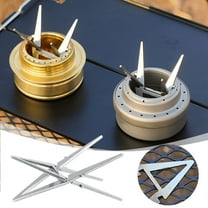 Portable Stove Stand Stainless Steel Pot Support Foldable Camping Stove Rack Outdoor Cooking Base For Backpacking Hiking Adventures