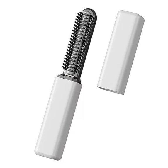 Portable Straight Hair Brush Mini 5.5 Inch Rechargeable Cordless Hot Comb, 15s Fast Heating Ceramic Straightening Comb for Travel, Salon, Wedding, Home, Daily Use