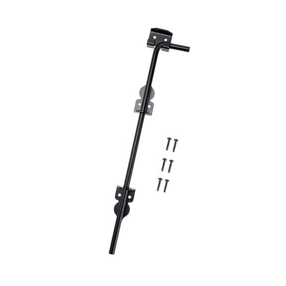 Portable Sturdy 12Inch Cane Bolts with Wide Brackets for Firm Double Door Locking in Various Weather Conditions 2 Pack