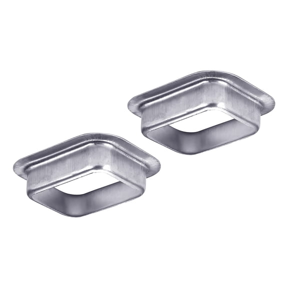 Portable Sturdy K Styles Gutter To Downspout Transitioned Outlet Aluminum 2Pieces Convenient for Efficient Drainage