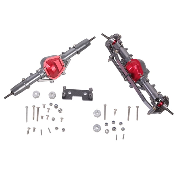Portable Sturdy Metal Portals Axles Set for 1/10 Scale Toy Crawlers Craft Supplies with SCX10 I and II Models Use