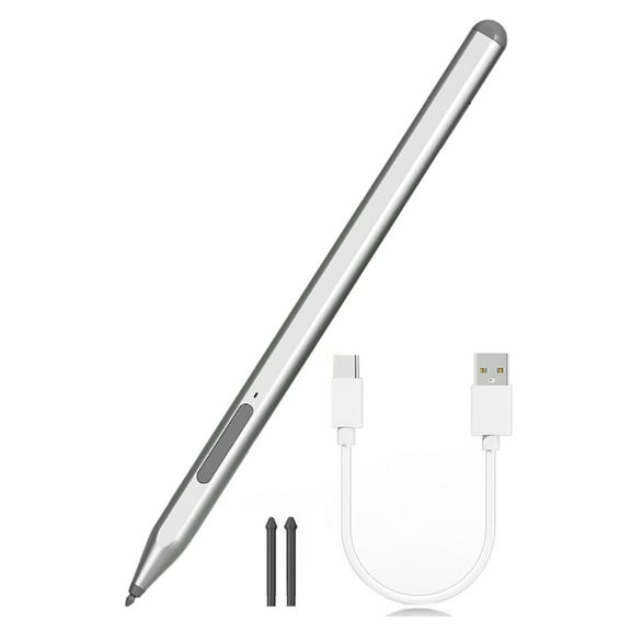 Portable Styluses Pen Attachment Type C Charging for Go/Laptop/Book Tablets for Better Drawing