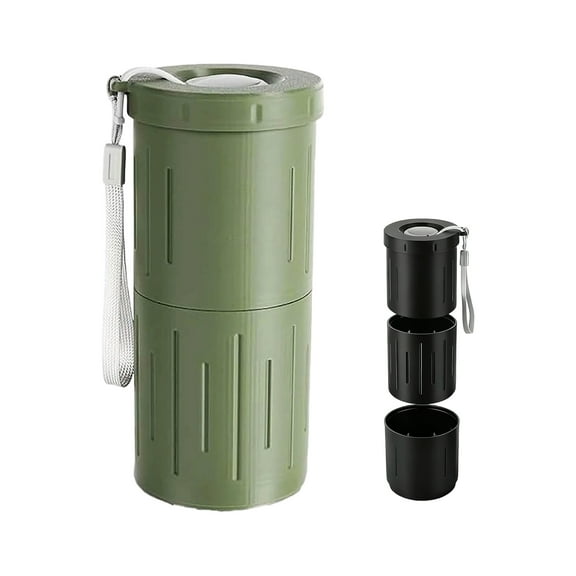 Portable Sunflower Seed, Nut, and Melon Seed Spit-Out Cup, Convenient Snack Shell Catcher for Car, Home, Outdoor, and Travel Use,Green