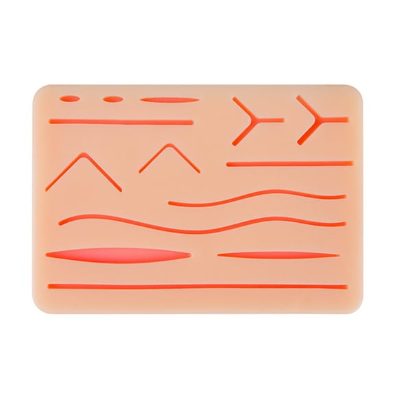 Portable Suture Practice Skin Pad With Realistic Skin Texture Surgical Suture Training Model For Clinical Education