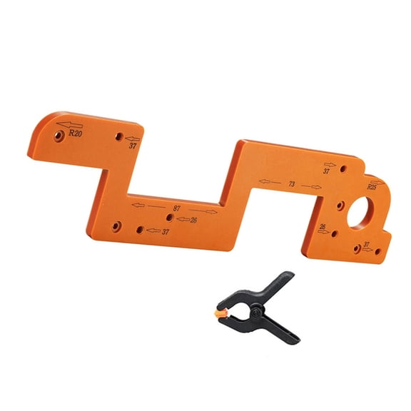 Portable Switches Opening Template with Routers Corner Jig Convenient for Efficient Interior Decoration Projects