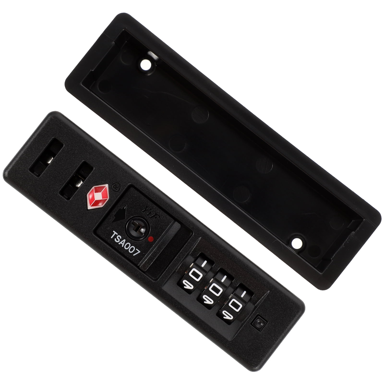 Portable TSA Customs Code Lock PC Luggage Lock Built in Sunk Lock Anti