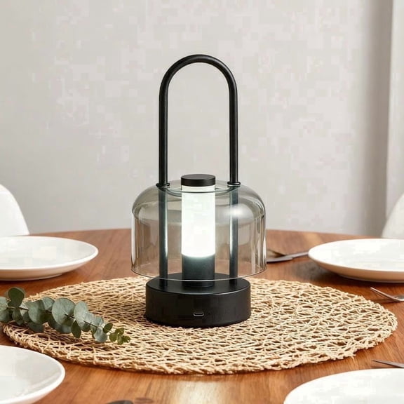 Raykho Touch Control Rechargeable Night Light, 3 Color Dimmable Bedside Lamp, 2400mAh Portable LED Table Lamp for Bedroom Camping Indoor Outdoor