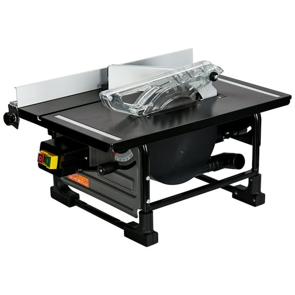 Portable Table Saw Kit with Sliding Miter,8-inch 6.7-Amp Copper Motor
