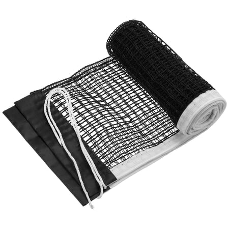 Portable Table Tennis Net, String Tension Ping Pong Net Replacement Accessories 1 Pcs & 71x5.5" & D4 Mesh & Polyester & Black - for (Indoor/Outdoor/Gym)