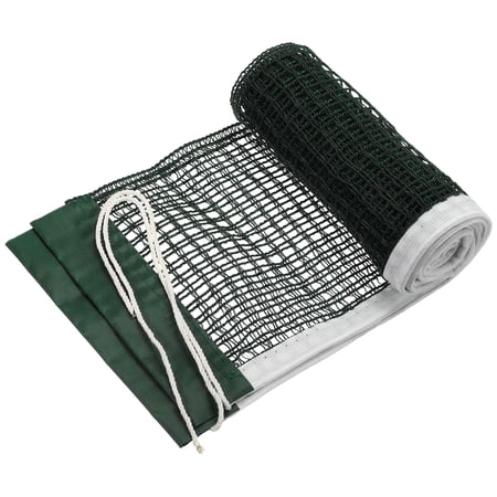 Portable Table Tennis Net, String Tension Ping Pong Net Replacement Accessories 1 Pcs & 71x5.5" & D4 Mesh & Polyester & Green - for (Indoor/Outdoor/Gym)