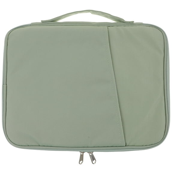 TABLZONE Green Tablet Carrying Case with Handle Pocket for Laptop Storage