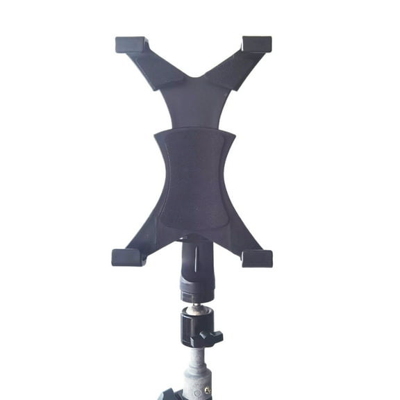 Portable Tablet Holder with Rotating Head Fits 7-13 inch Tablets, Designed for Tripod and Live Streaming