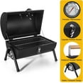 thumbnail image 1 of Portable Tabletop Charcoal Grill Camping Picnic Cooker Air Vent Outdoor, 1 of 5