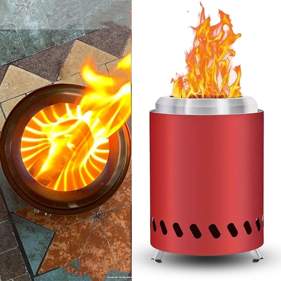Portable Tabletop Fire Pit - Smokeless Wood Burning Stove for Patio, Camping & Backyard Ambiance()