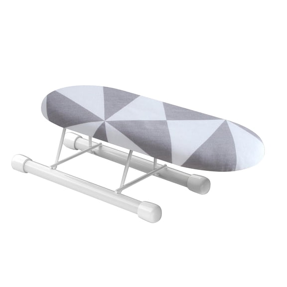Portable Tabletop Ironing Board with Folding Legs Removable Cover for and Gray