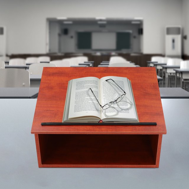 Table Lectrum Portable Tabletop Lectern Classroom Presentation Lectern Table Top ...