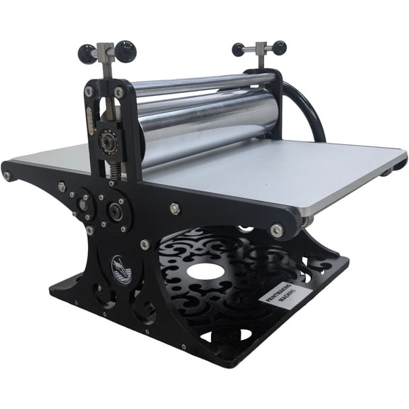 Portable Tabletop Printmaking Press Machine 12.99*19.69 in Table Material AdjustablePressure Press