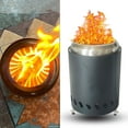 thumbnail image 1 of Portable Tabletop Wood-Burning Fire Pit for Outdoor Courtyard Barbecue Heating and Bonfires, 1 of 6