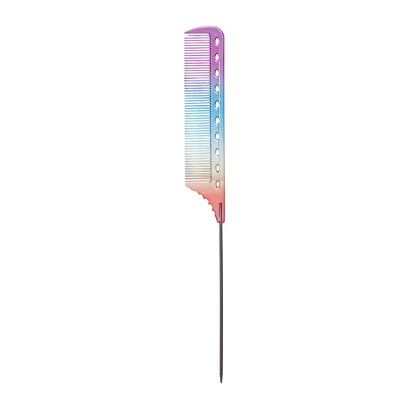 Portable Tail Comb Hair Teasing Fine Tooth Comb,Parting Comb for Braiding Hair Styling Tool with Stainless Steel Pintail