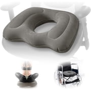 Portable Tailbone Pillow, Donut Inflatable Cushion, Comfortable Memory Cushion For Pain Relief From Sores, Hemorrhoids, Prostate, Tailbone, Sciatica, Pregnancy, For Home, Car, Office, Home Decor