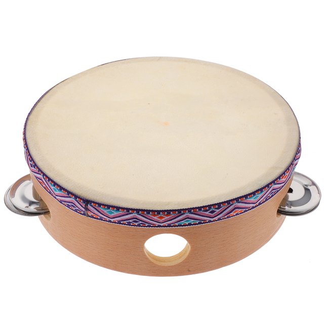 Portable Tambourine Drum Kids Tambourine Percussion Early Educational ...