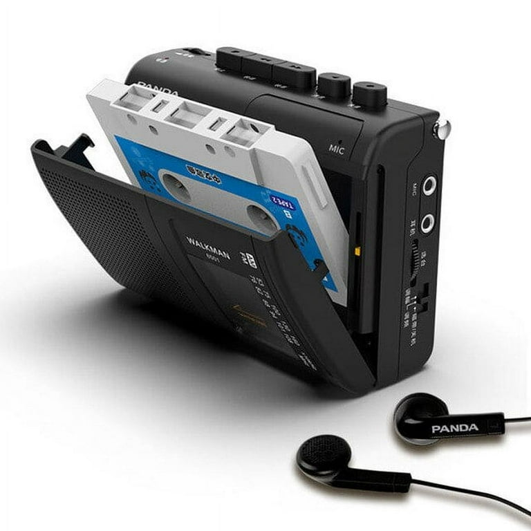 Walkman Personal Handheld AM/FM Retro Cassette Player with