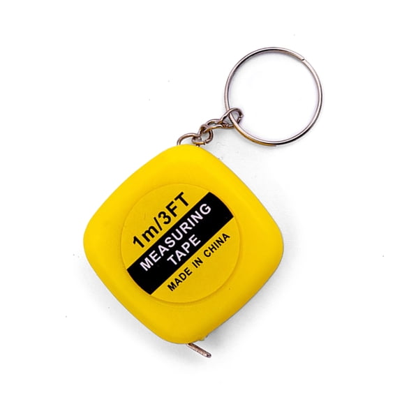 Portable Tape Measure 1m Long Small Size Pocket Size for Daily Measurements ABS Shell Auto Retractable Function