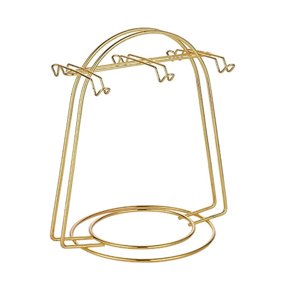 Portable Tea Cup and Saucer Display Rack Durable for Dishes Decoration Stand