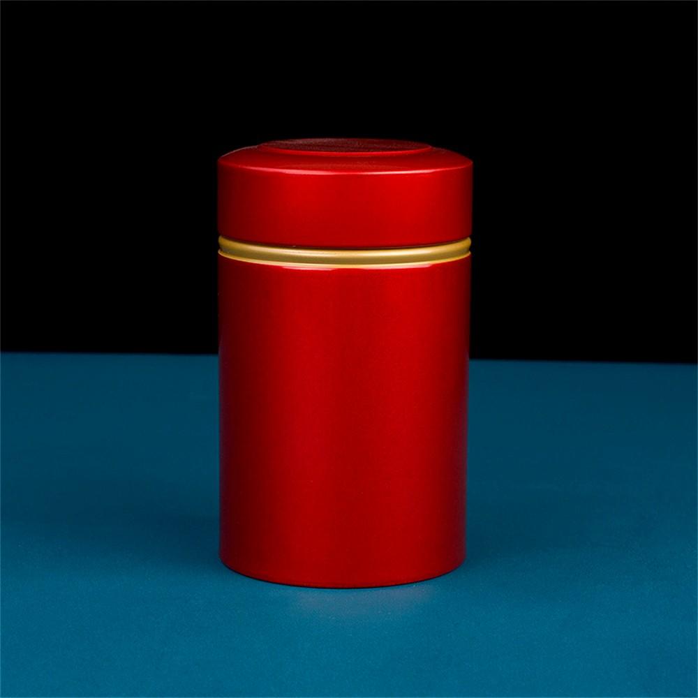 Portable Tea Tins Canister with Airtight Lids Metal Tea Storage