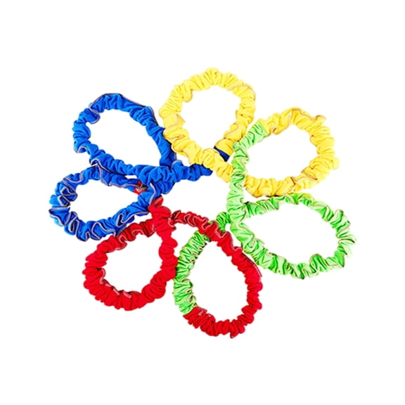 Portable Teamworks Exercise Bands Cooperative Stretchy Bands Tear Fleece Exercise Bands for Group Activity