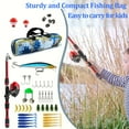 thumbnail image 1 of Kids Fishing Rod Kit Beginner Fishing Set with Reel Tackle and Camo Carry Bag Outdoor Gear for Young Anglers and Outdoor Adventures, 1 of 7
