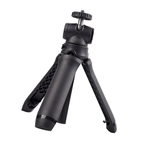 Portable Telescoping Camera Tripod Adjustable Desktop Stand 54cm Extension Rod 360 Swiveling Head for Smartphones