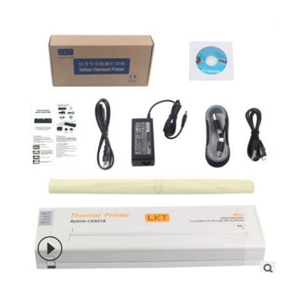 Portable Temporary Tattoo Transfer Machine Printer Drawing Thermal Stencil Maker Copier For Tattoo Transfer Paper Microblade#R30 ,Easy to Use