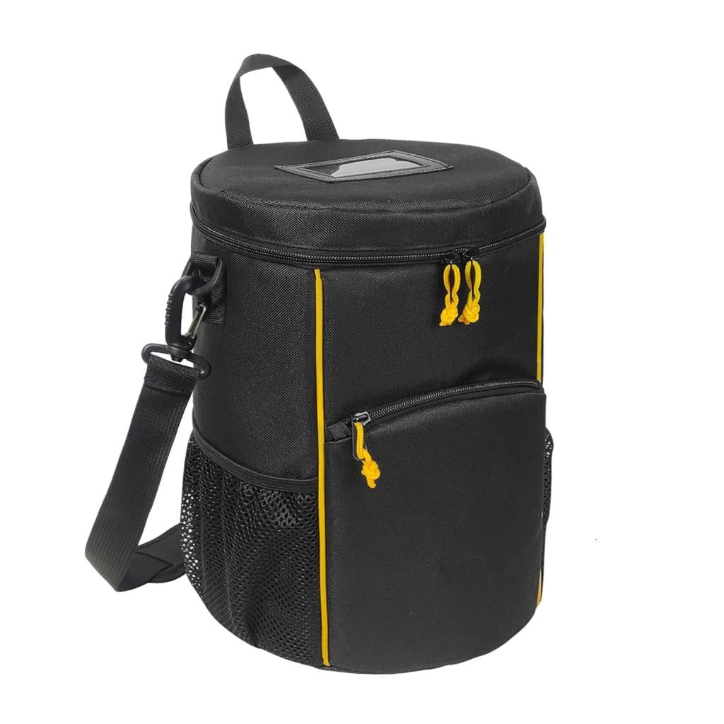Portable Tennis Balls Storage Bag with Shoulder Strap Large capacity Tennis Carry Backpack MultiPocket Baseball Bag