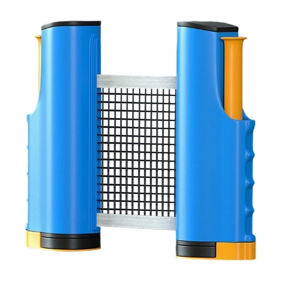 Portable Tennis Net Post with Automatic Retractable Net for Indoor and Outdoor Play Suitable for All Skill and Easy Assembly