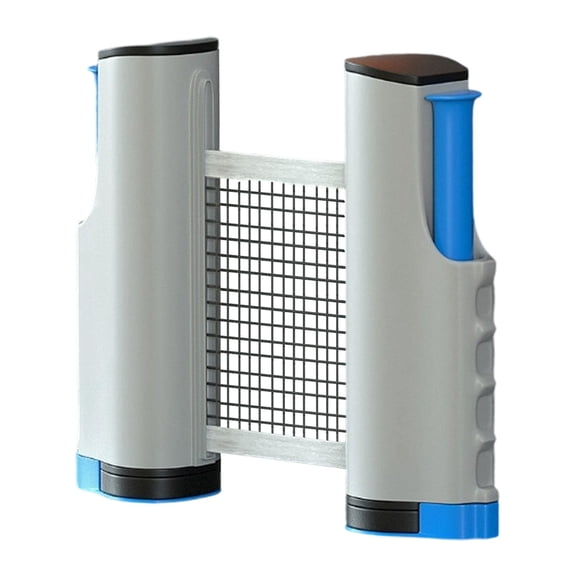 Portable Tennis Net Post with Automatic Retractable Net for Indoor and Outdoor Play Suitable for All Skill and Easy Assembly