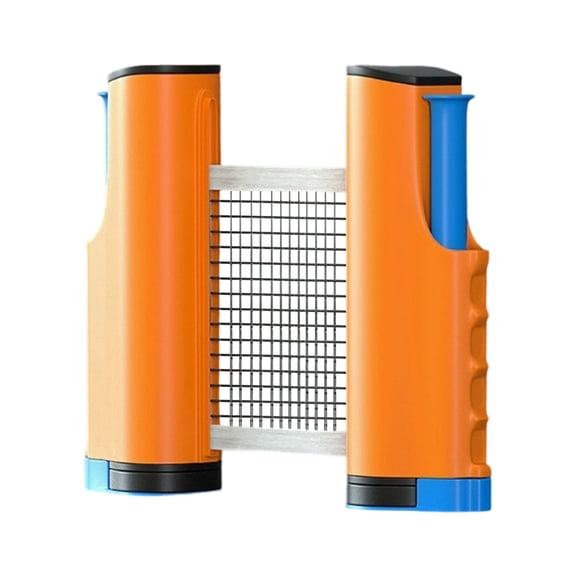 Portable Tennis Net Post With Automatic Retractable Net For Indoor Outdoor Play Practice Training