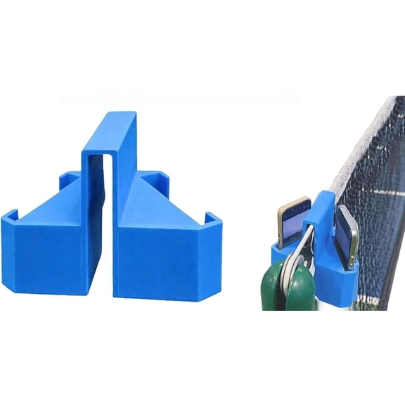 Portable Tennis Shot Mount (No Tripod Needed), Slide-On Net Camera Holder for iPhone & Android, Hands-Free Video Accessory