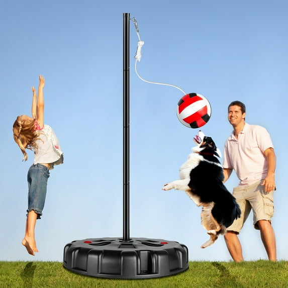 Portable Tetherball Set with Tetherball Ball
