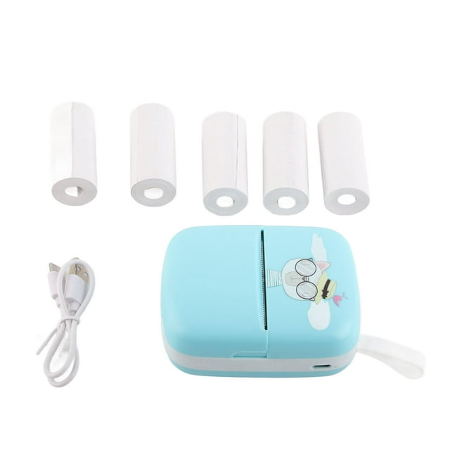 Portable Thermal Printer Bluetooth 200dpi Resolution Inkless Wireless