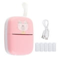 Portable Thermal Printer Bluetooth 200dpi Resolution Inkless Wireless