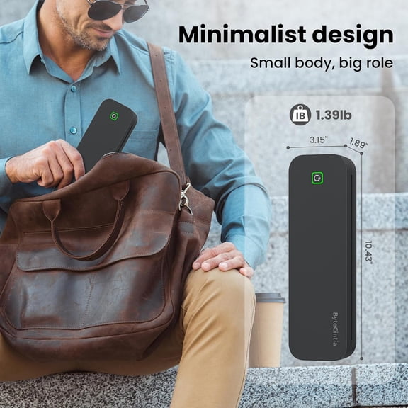 Portable Thermal Printer Inkless Mobile for Office School Travel Supports US Letter A4