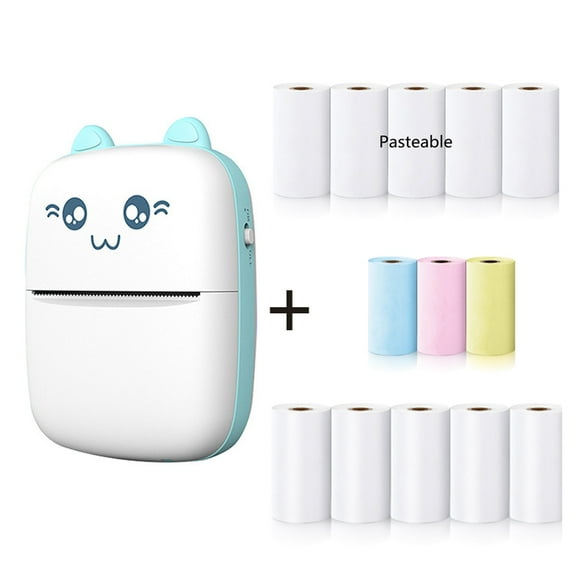 Portable Thermal Printer Wireless Printing Paper Photo Inkless Printer APP controlled Lable Printer, 57mm